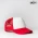 UFlex Headwear U15502 - UFlex Snap Back Trucker - White/Red Mesh